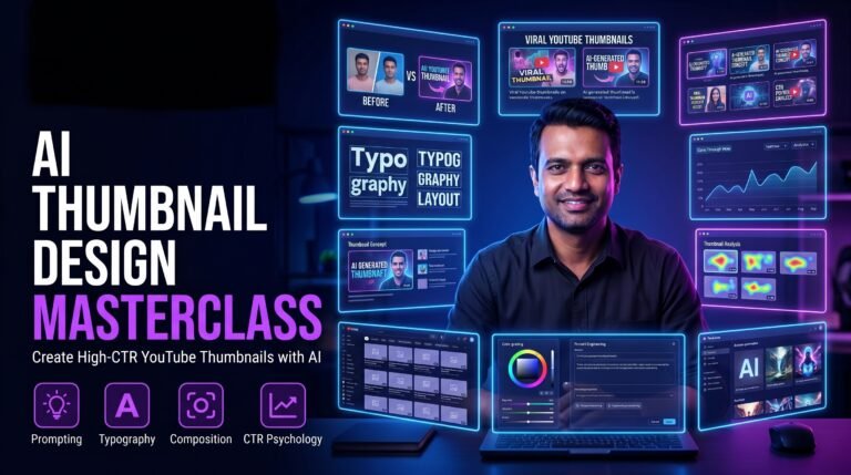 AI Thumbnail Design Masterclass